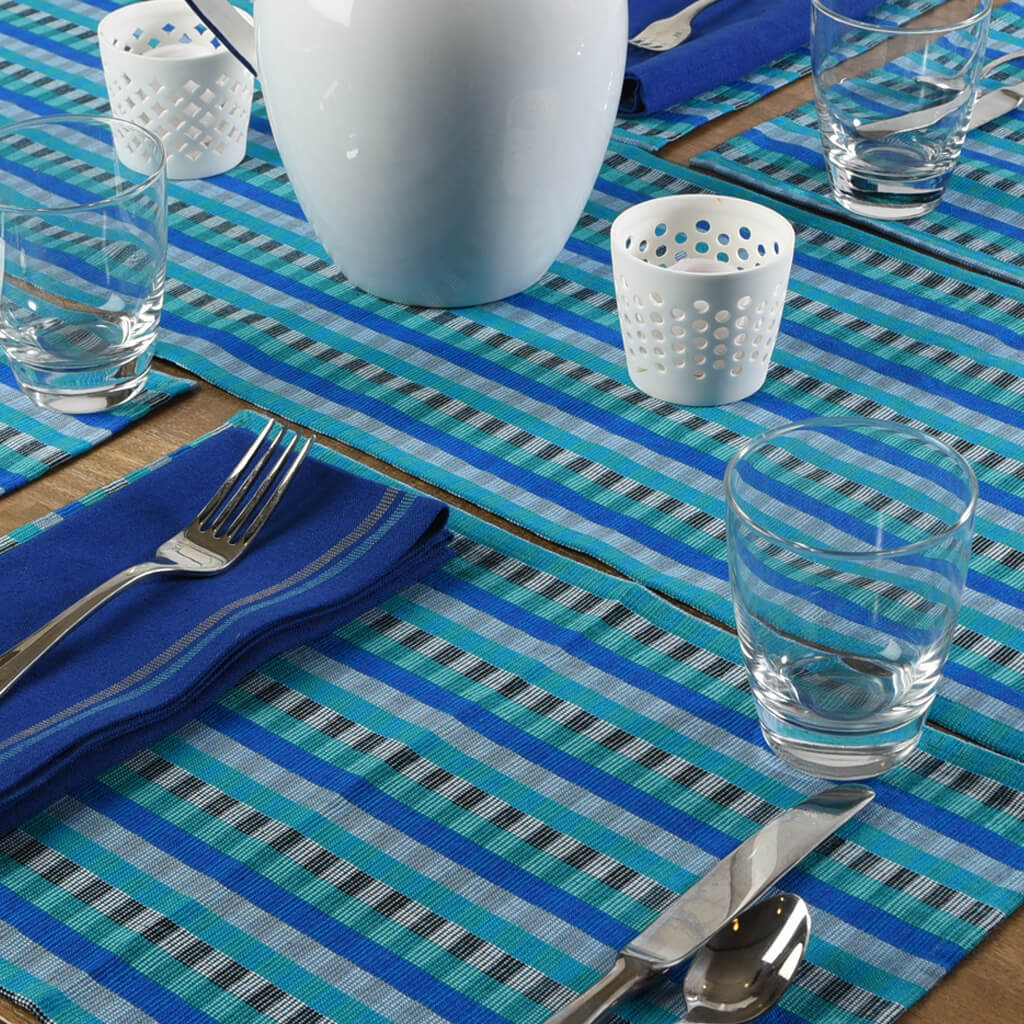 Hand Woven Cuadritos Placemats