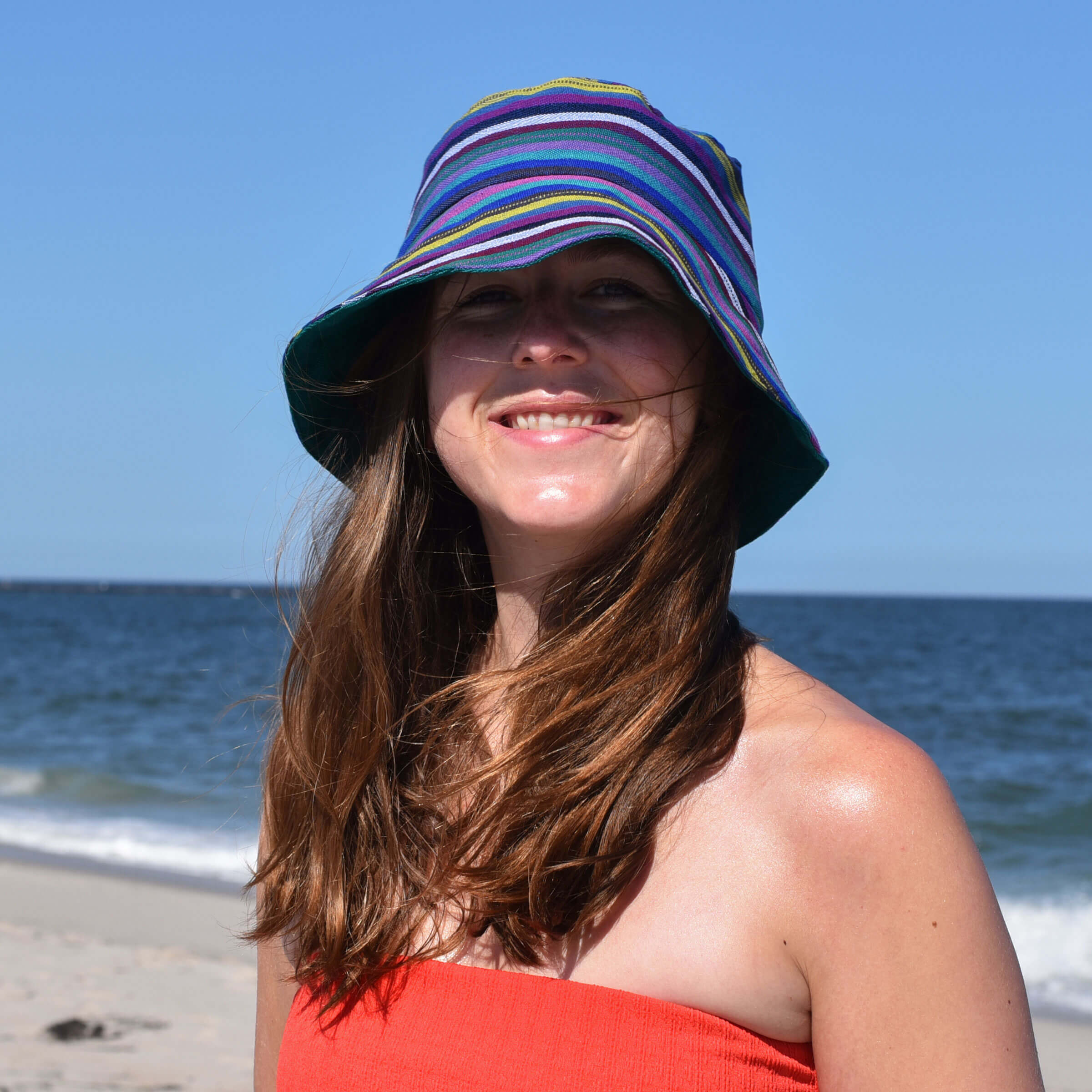 Hand Woven Adult Bucket Hat