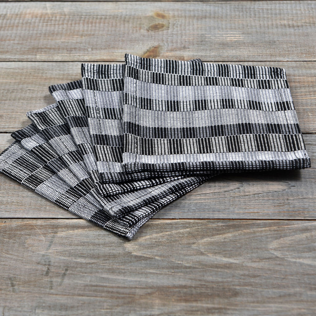 Hand Woven Cuadritos Drink Coasters