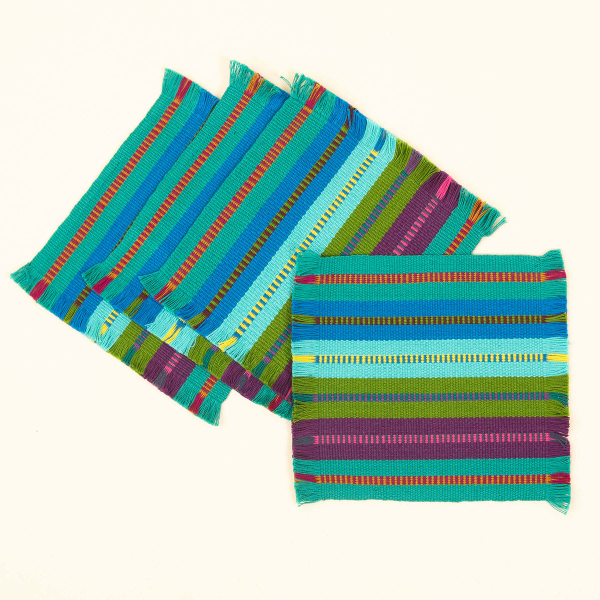 Guatemala Hand Woven Celebration Coasters