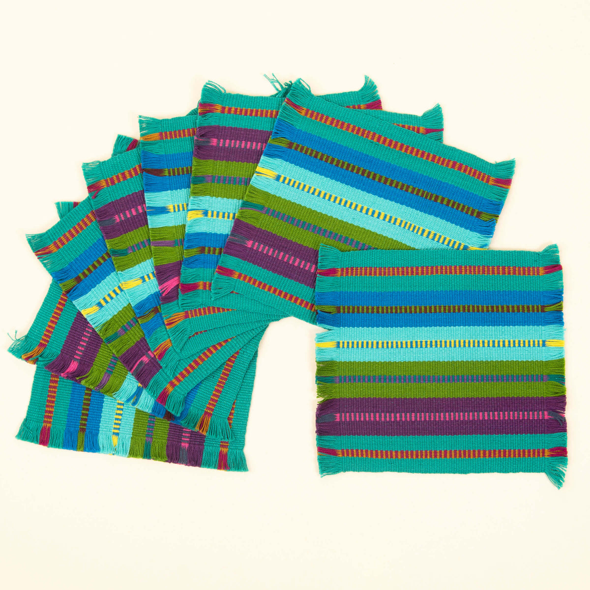 Guatemala Hand Woven Celebration Coasters