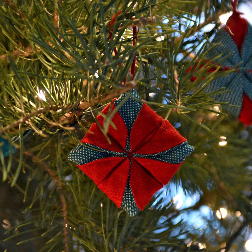 Christmas Ornaments Origami Packages