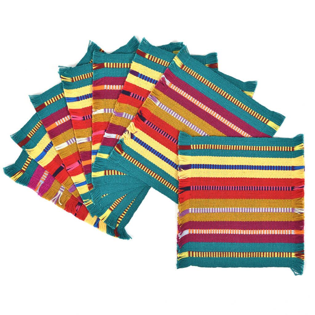 Guatemala Hand Woven Celebration Coasters