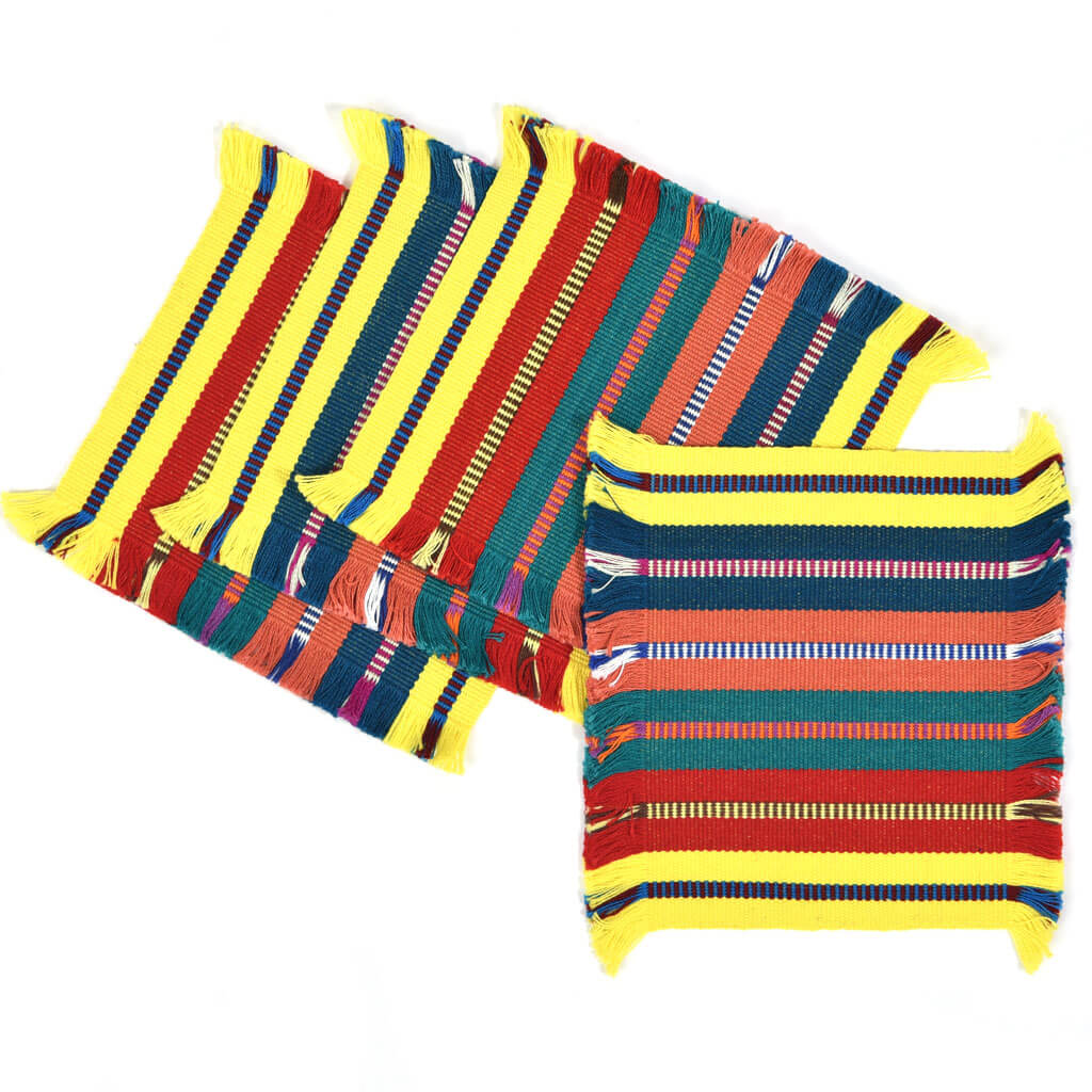 Guatemala Hand Woven Celebration Coasters