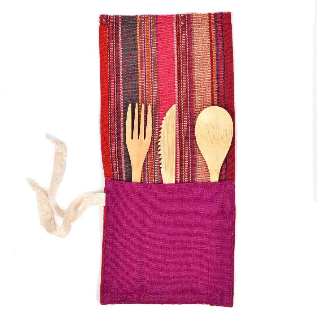 Hand Woven Utensil Wrap