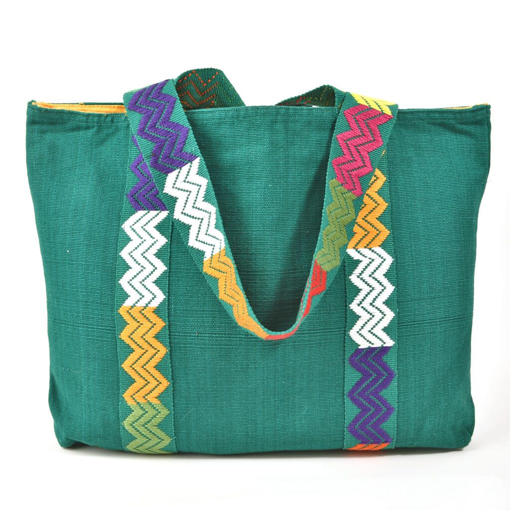 Backstrap Basics Tote Emerald Green