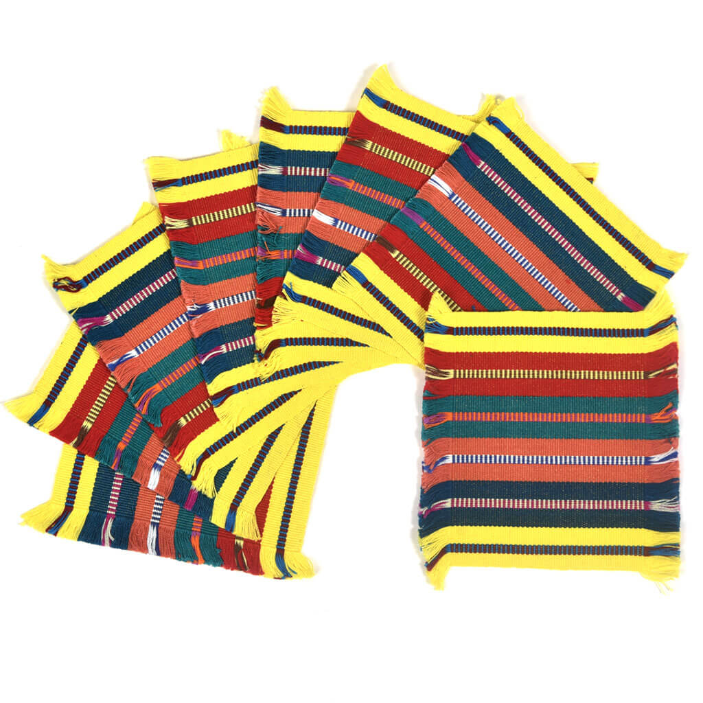 Guatemala Hand Woven Celebration Coasters