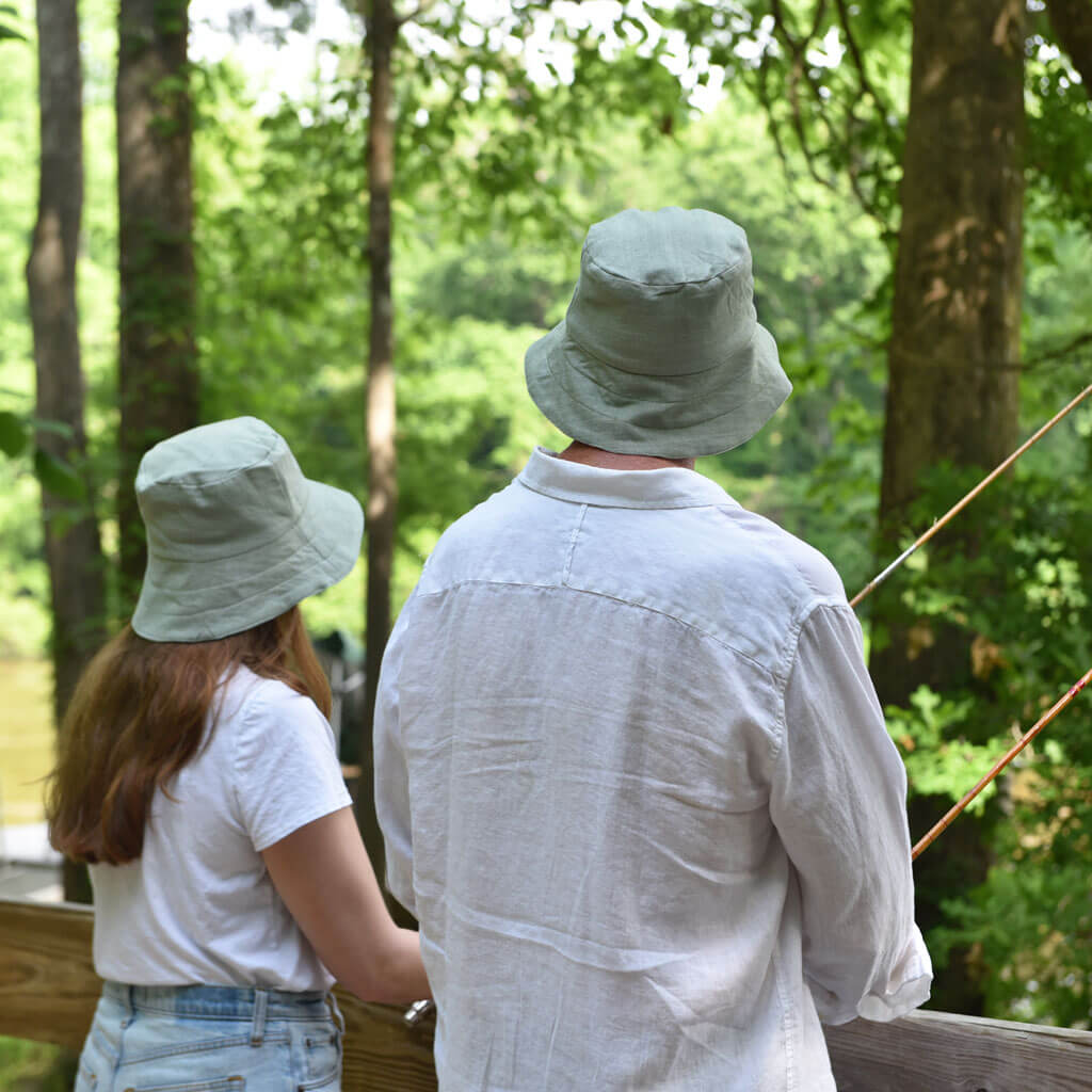 Hand Woven Adult Bucket Hat