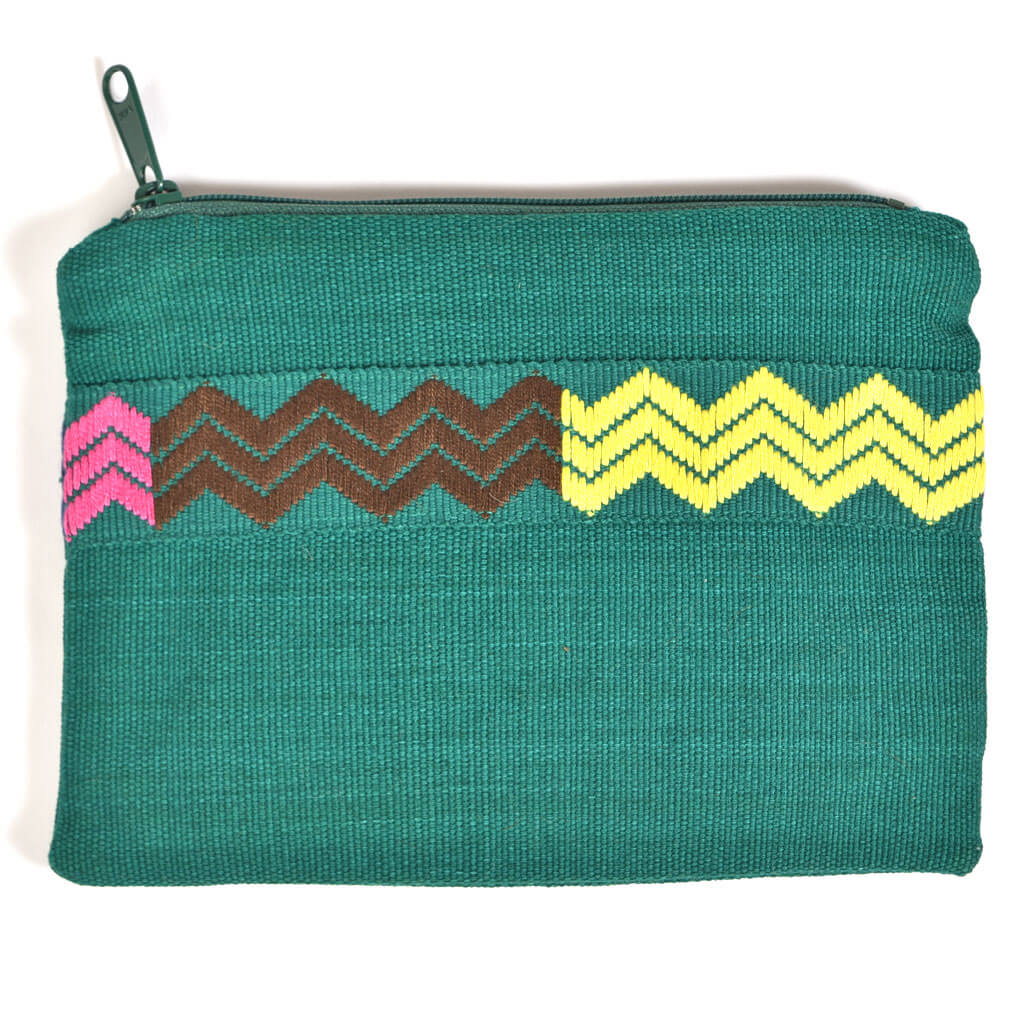 Backstrap Basics Clutch Emerald Green