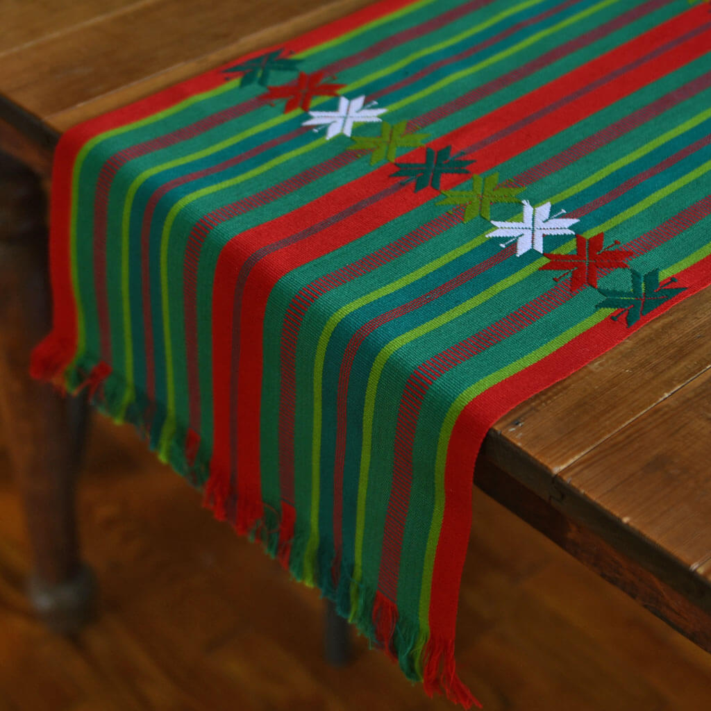 Guatemala Hand Woven Celebration Table Runner