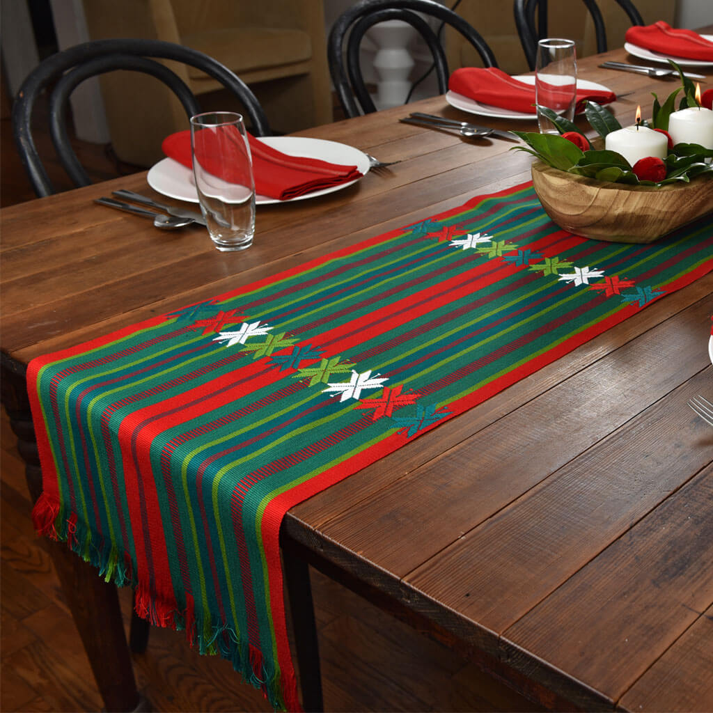 Guatemala Hand Woven Celebration Table Runner
