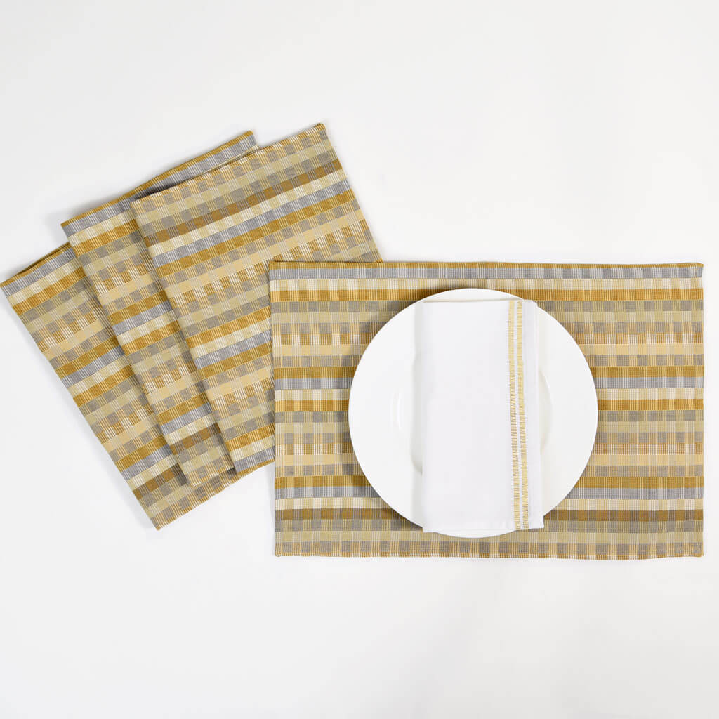 Hand Woven Cuadritos Placemats