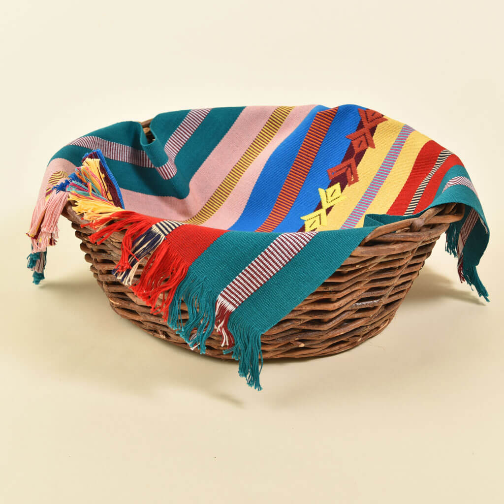 Guatemala Hand Woven Celebration Basket Liner