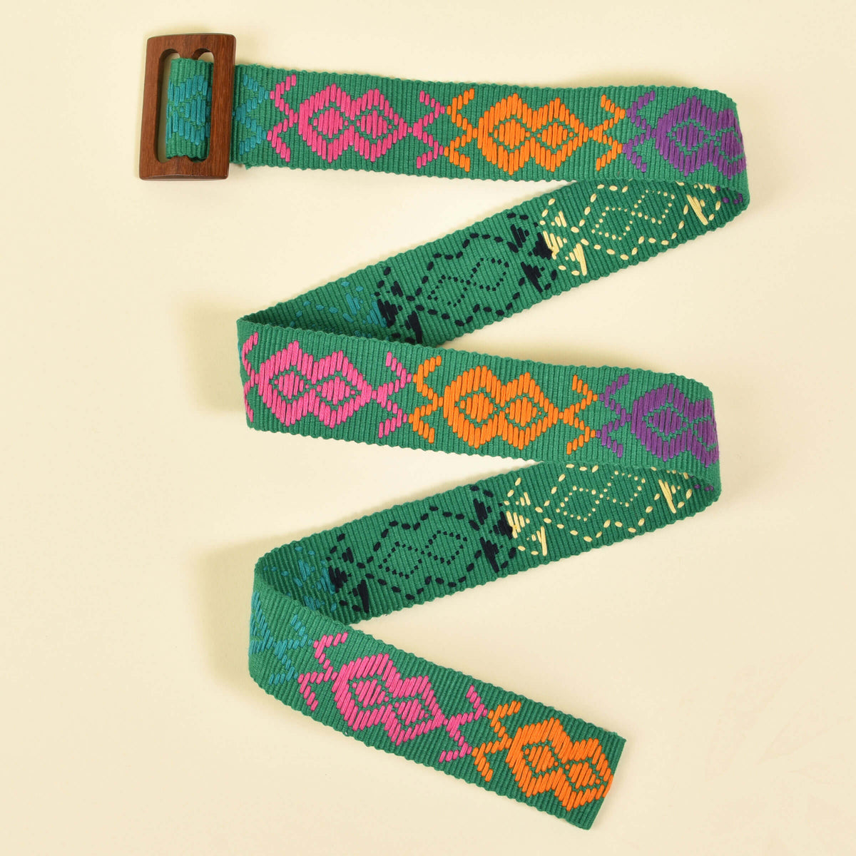 Guatemala Hand Woven Embroidered Belt