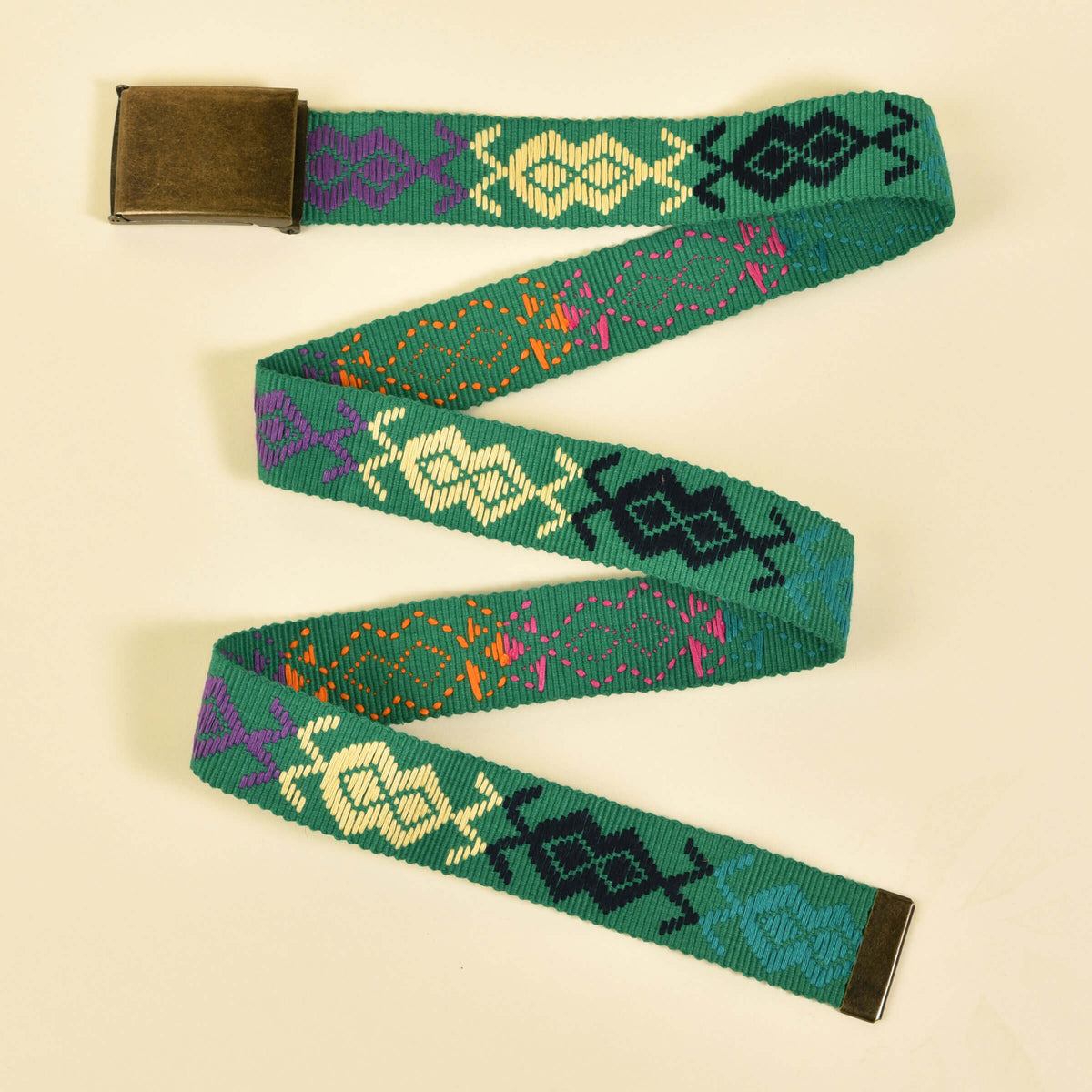 Guatemala Hand Woven Embroidered Belt