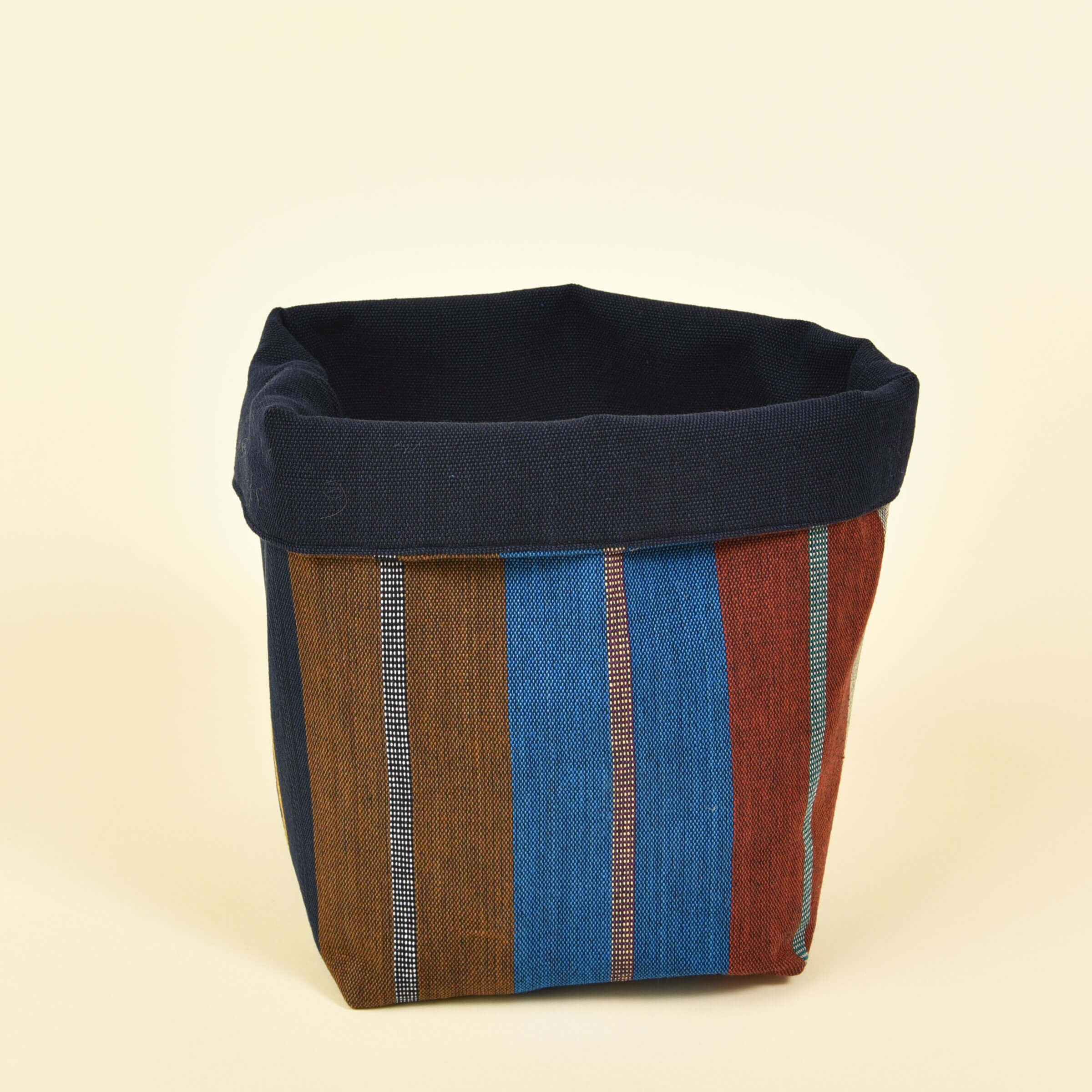 Handwoven Fabric Storage Basket