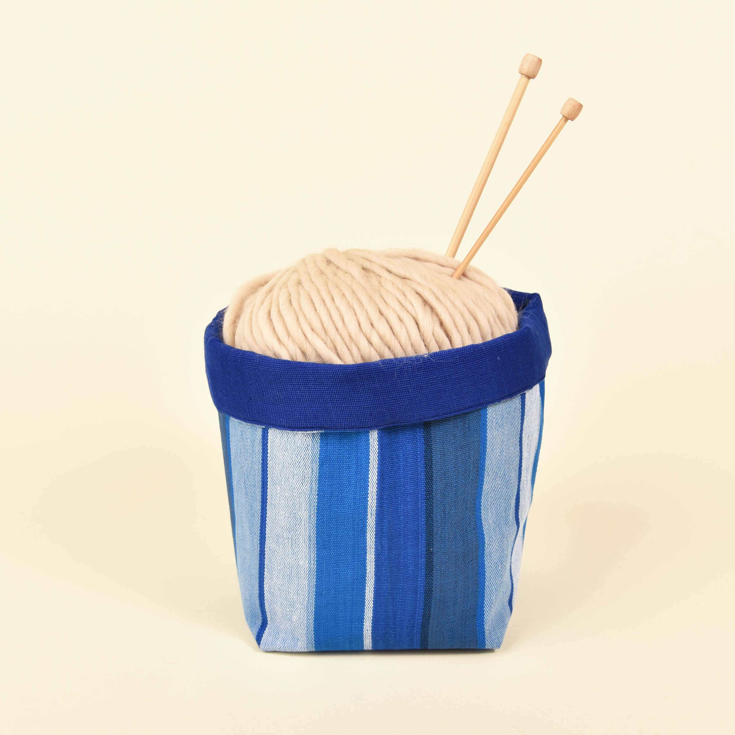 Handwoven Fabric Storage Basket