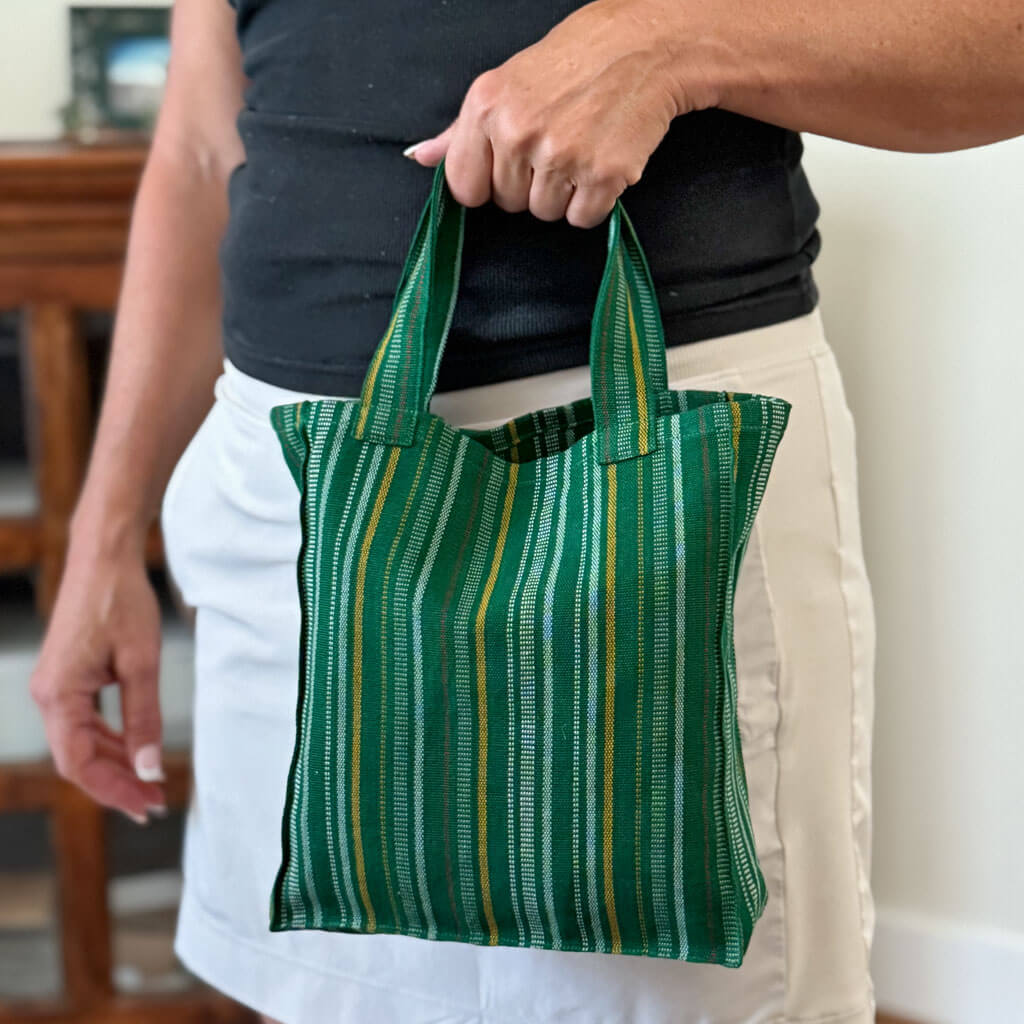 Hand Woven Mini Market Tote