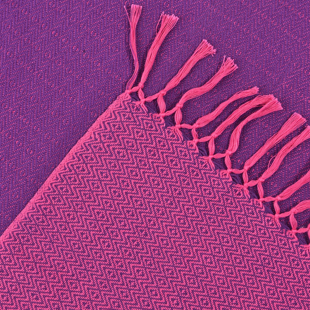 Hand Woven Diamond Weave Shawl