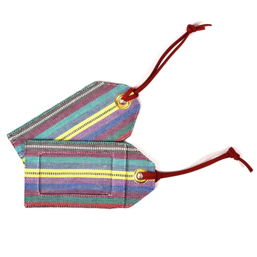 Mayamam Stripe Luggage Tags | Soft Multi