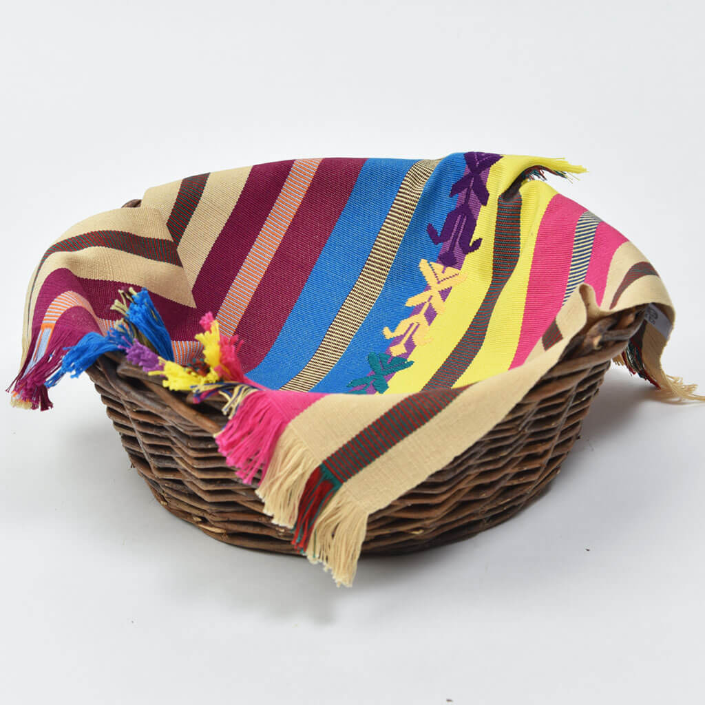 Guatemala Hand Woven Celebration Basket Liner