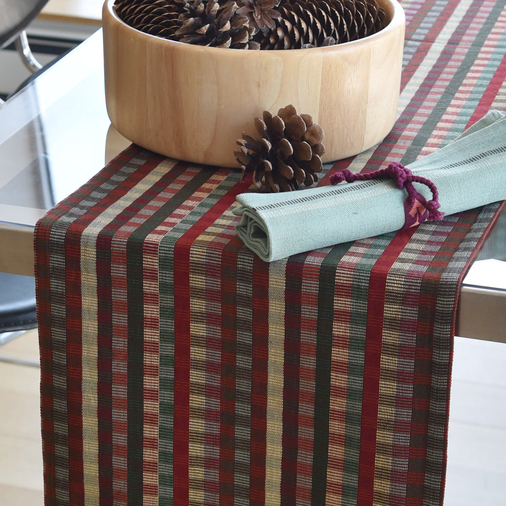 Cuadritos Table Linens | Forest