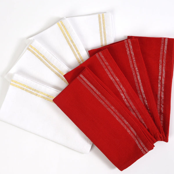 Sparkle Cloth Napkins Benefit Women Mayamam Weavers