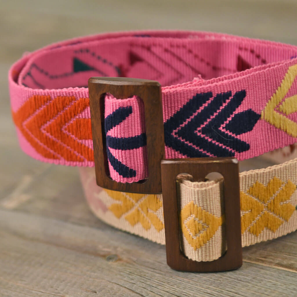 Embroidered Women's Woven Belts Benefit Women Mayamam Weavers