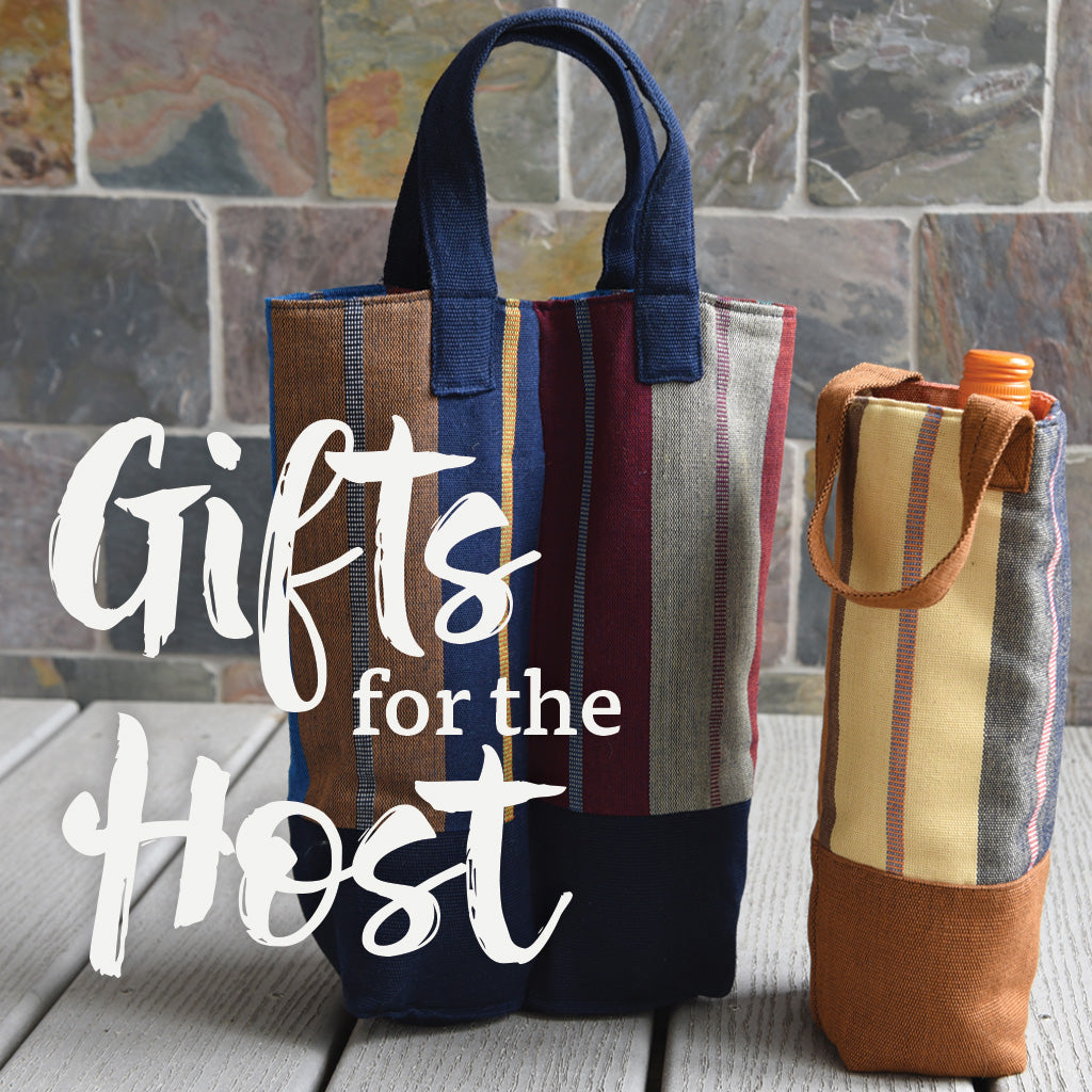 Fair Trade host gifts hand woven in Guatemala by Mayan women's weaving cooperative.