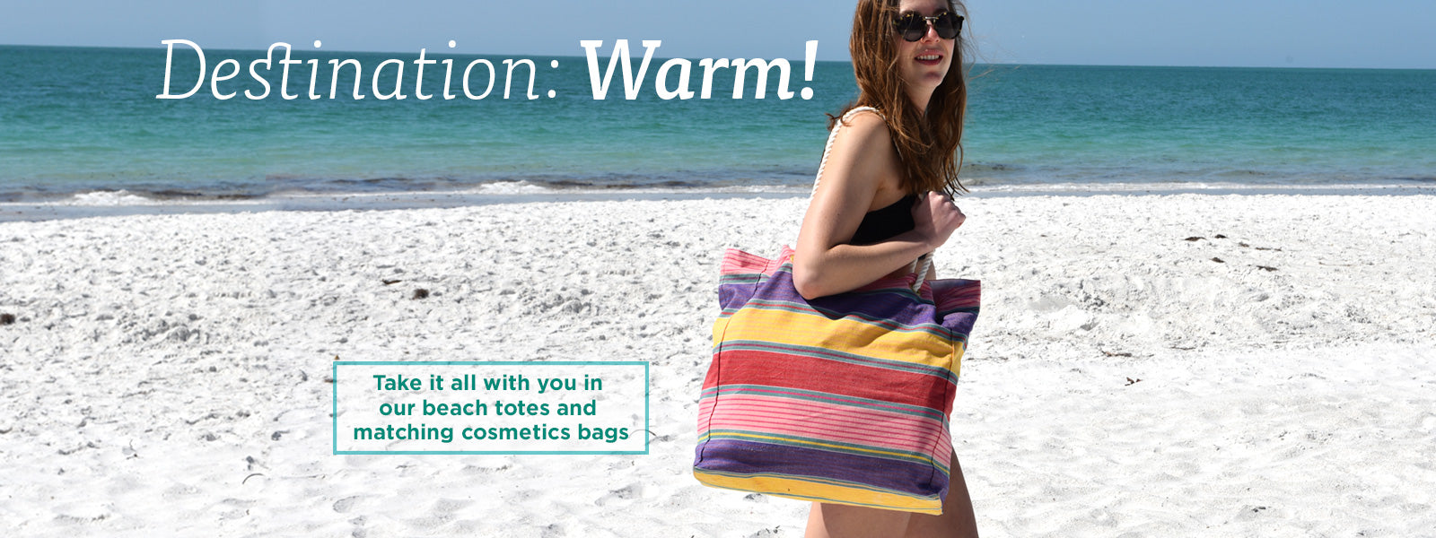 Fair Trade beach bags, blankets and hats, handwoven by Guatemalan women's weaving collective.