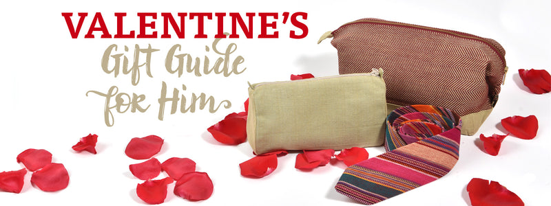 Fair Trade Valentine's Gifts for Men, hand woven in Guatemalan by Mayan women's weaving cooperative.