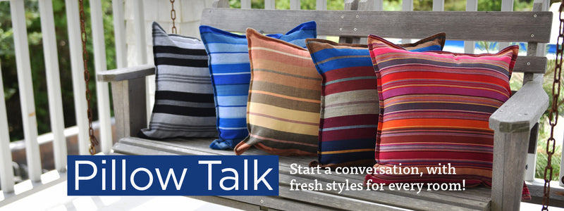 Fair Trade pillow covers hand woven in Guatemala by Mayan women's weaving collective.