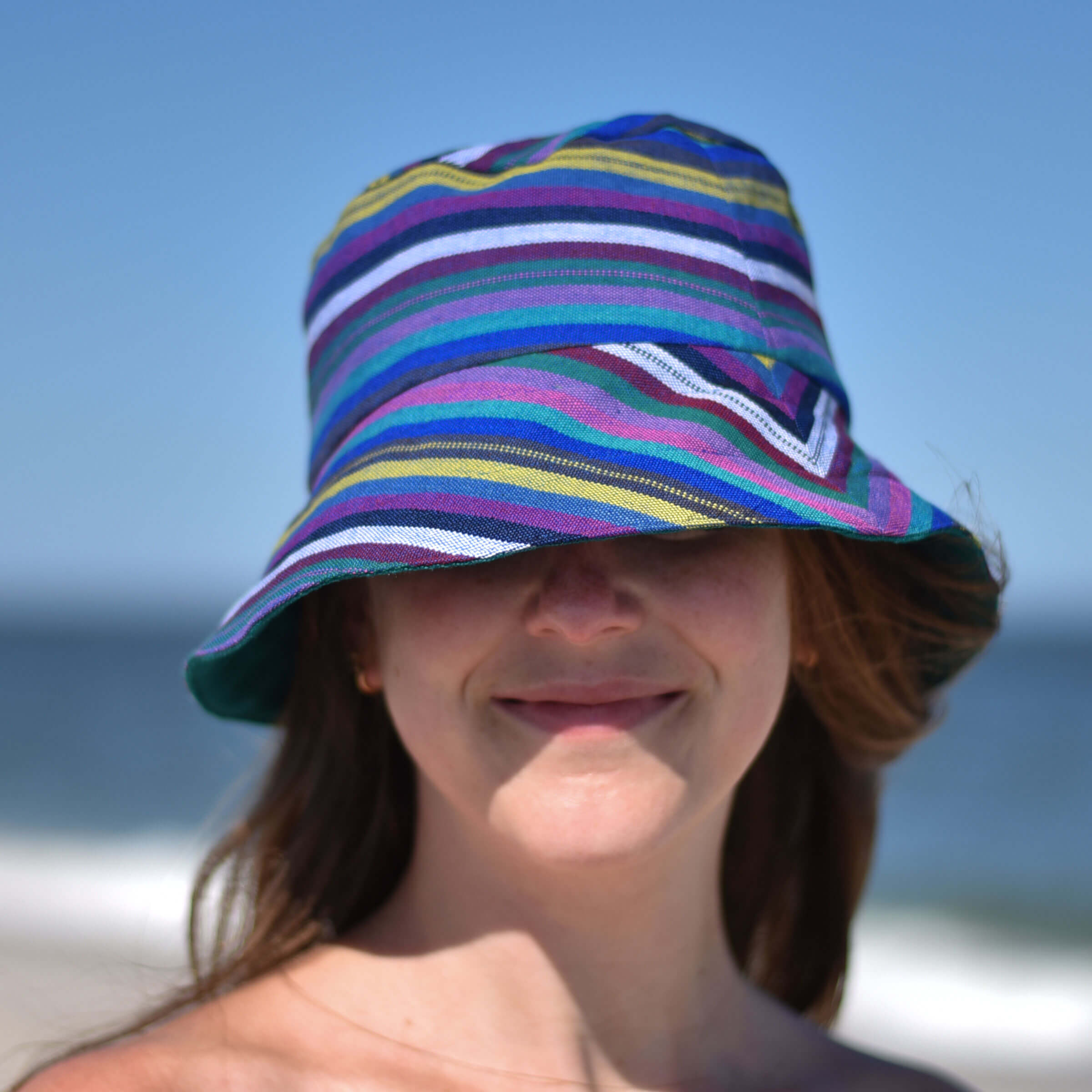 Hand Woven Adult Bucket Hat