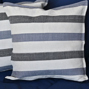 Navy and Cream Stripes