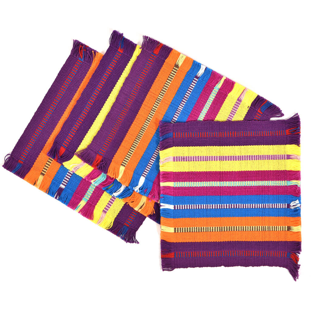 Guatemala Hand Woven Celebration Coasters