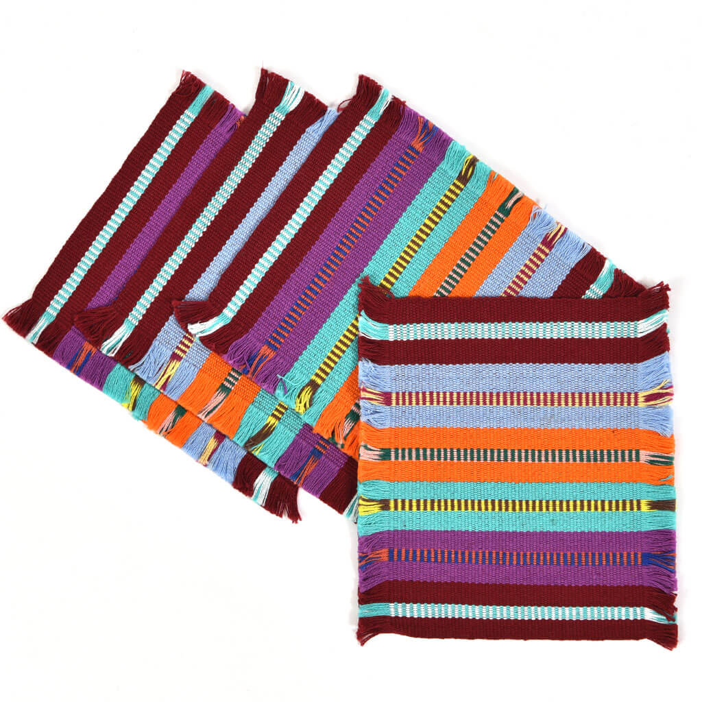 Guatemala Hand Woven Celebration Coasters