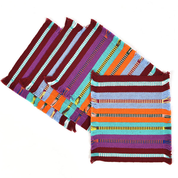 Guatemala Hand Woven Celebration Coasters