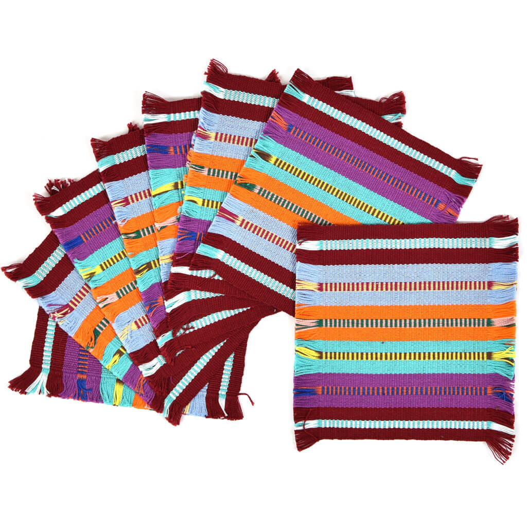 Guatemala Hand Woven Celebration Coasters