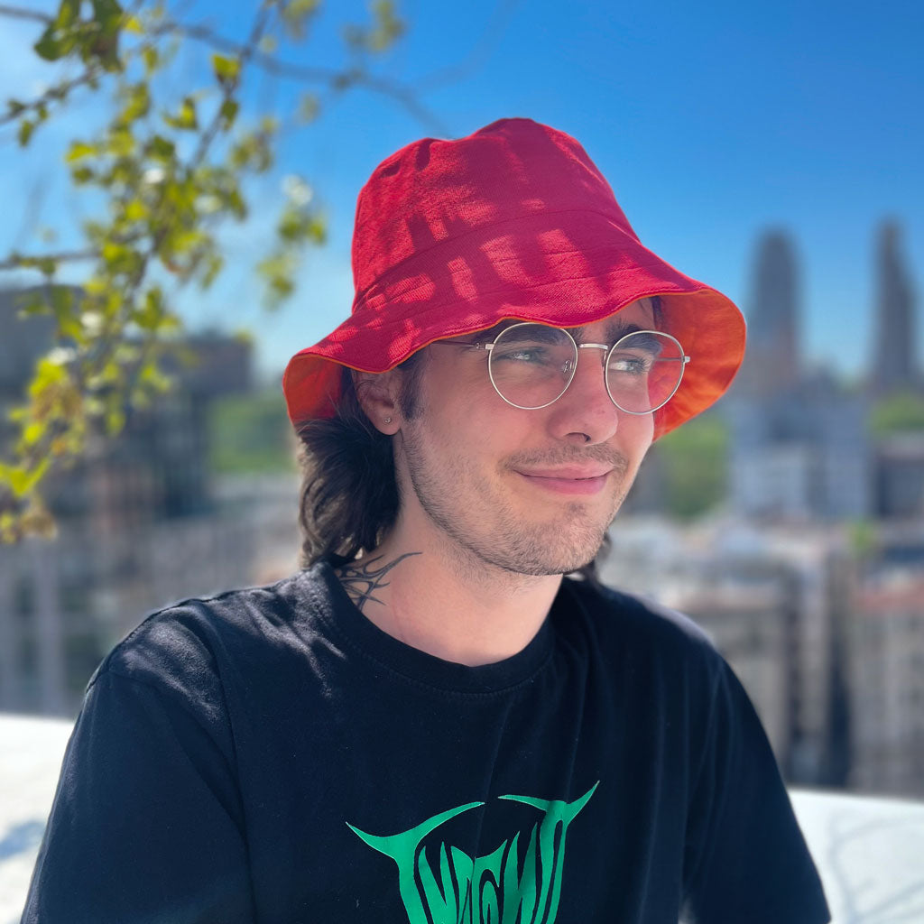 Hand Woven Adult Bucket Hat