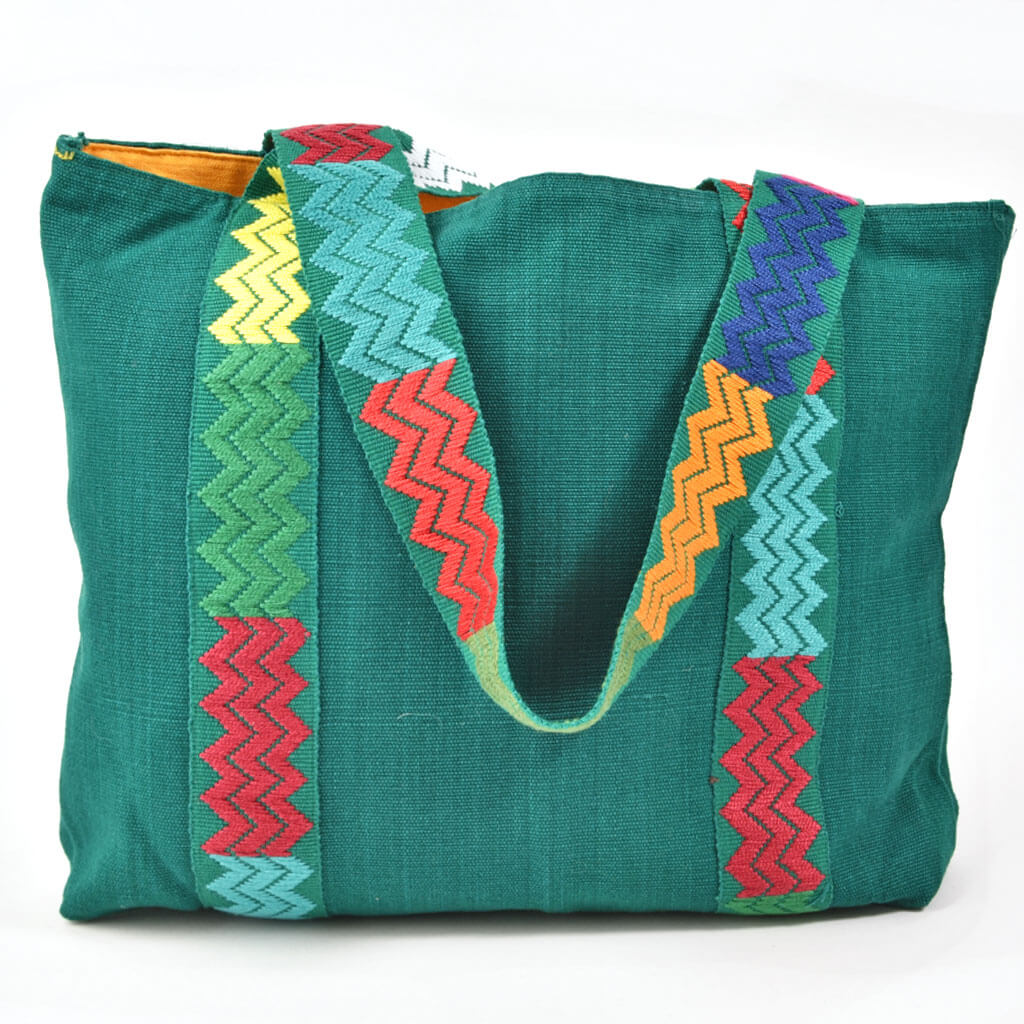Backstrap Basics Tote Emerald Green