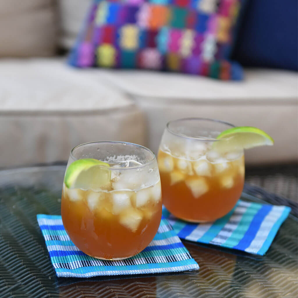 Hand Woven Cuadritos Drink Coasters
