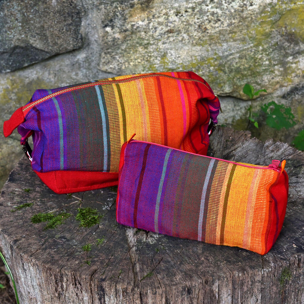 Hand Woven Toiletry Bag Set