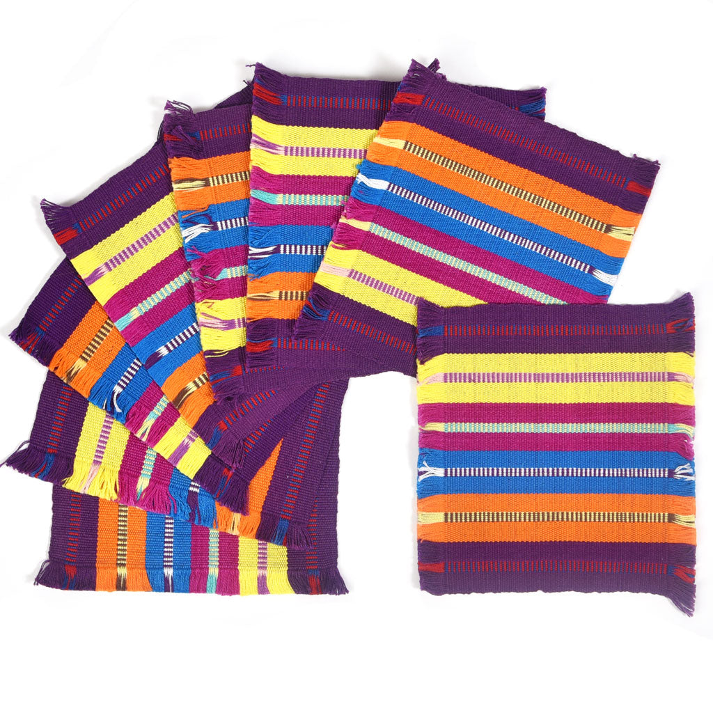 Guatemala Hand Woven Celebration Coasters