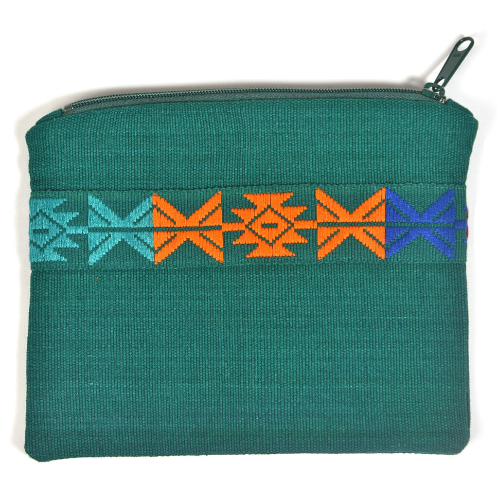 Backstrap Basics Clutch Emerald Green