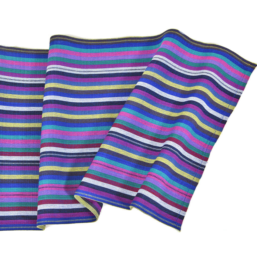 Hand Woven Striped Table Runner