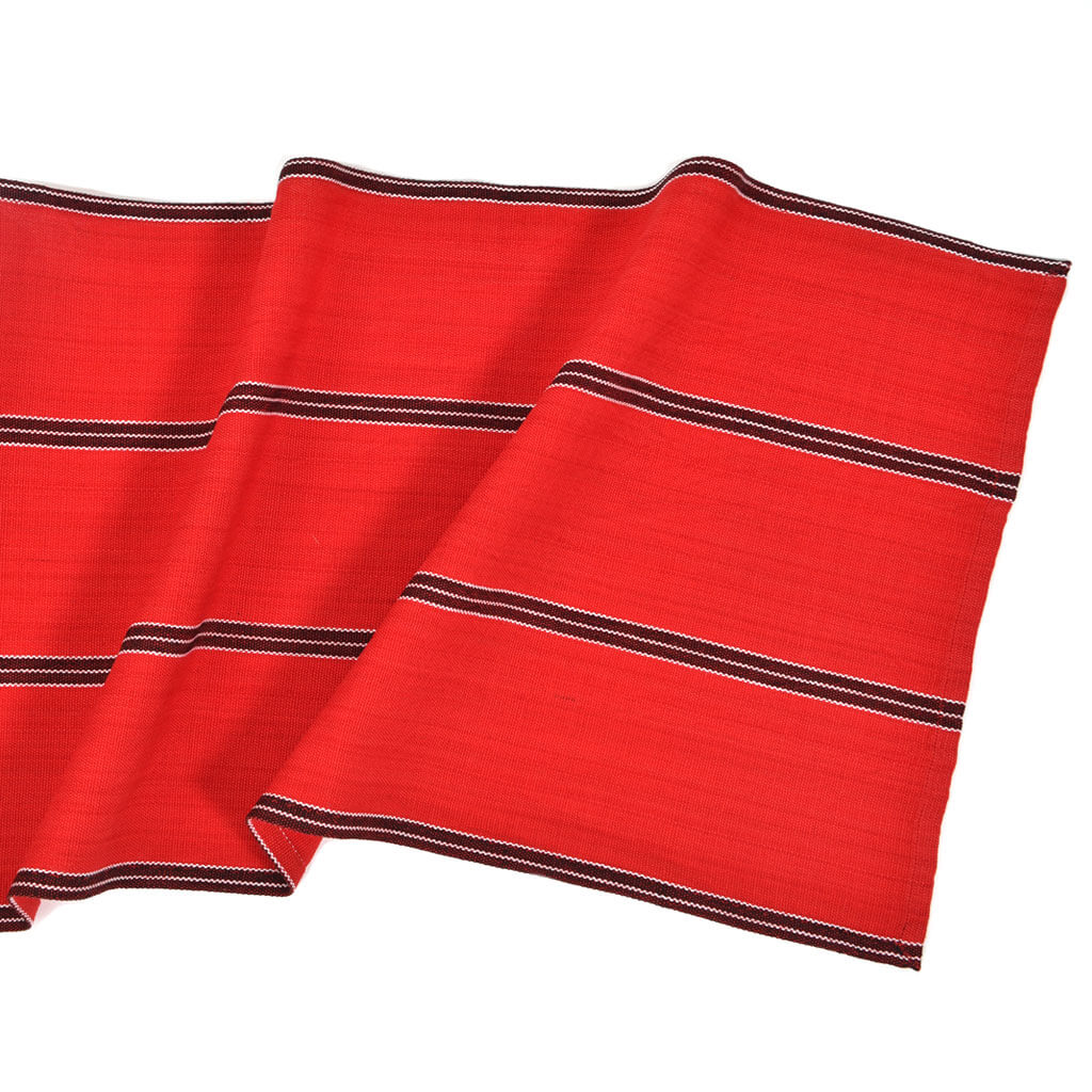 Hand Woven Striped Table Runner