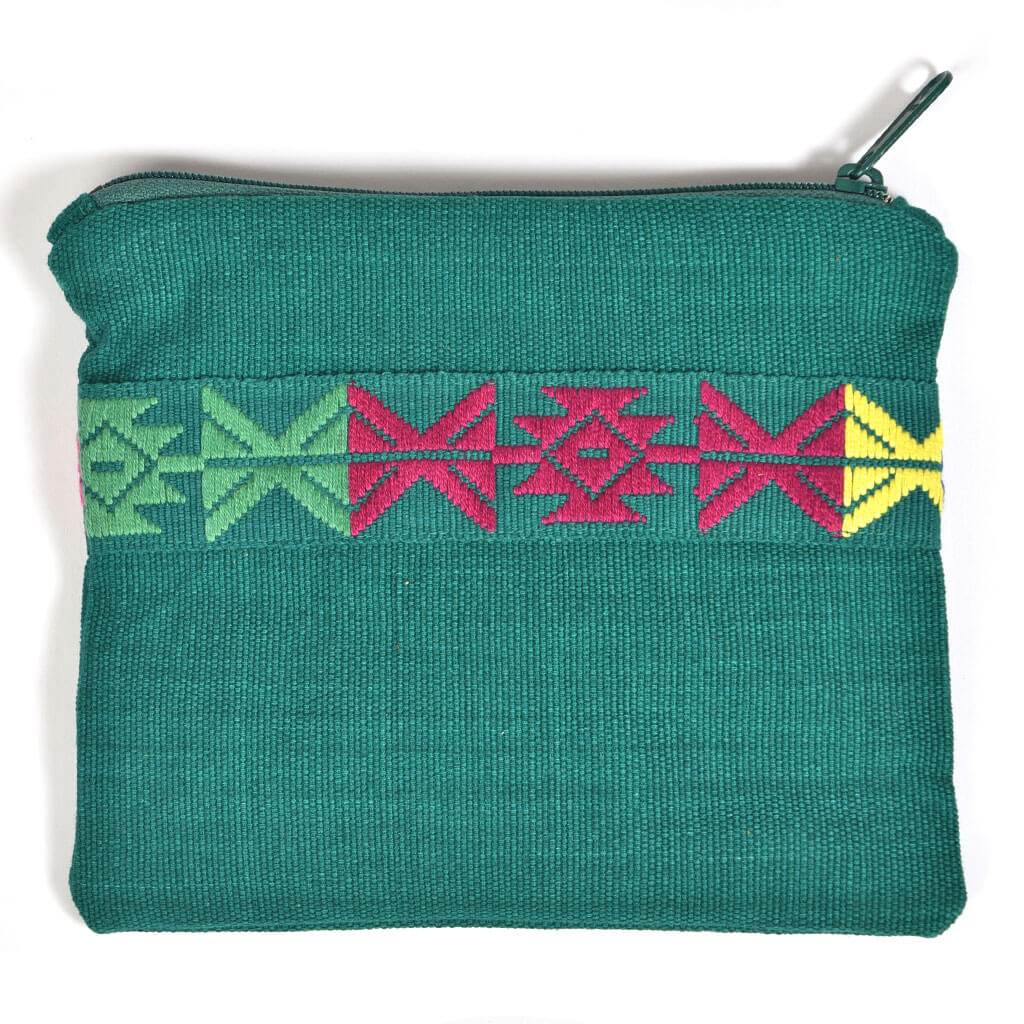 Backstrap Basics Clutch Emerald Green