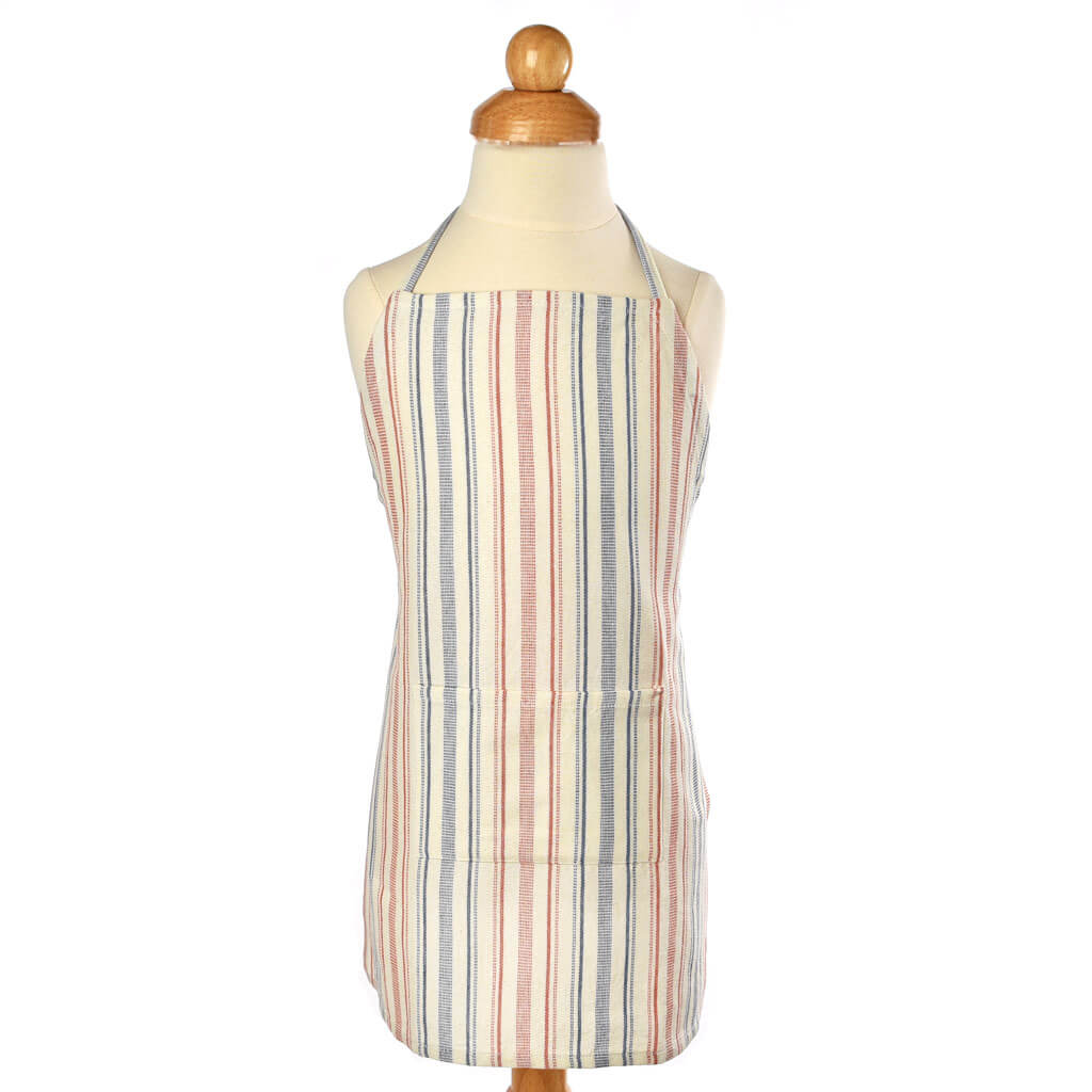 Ticking Child apron.  