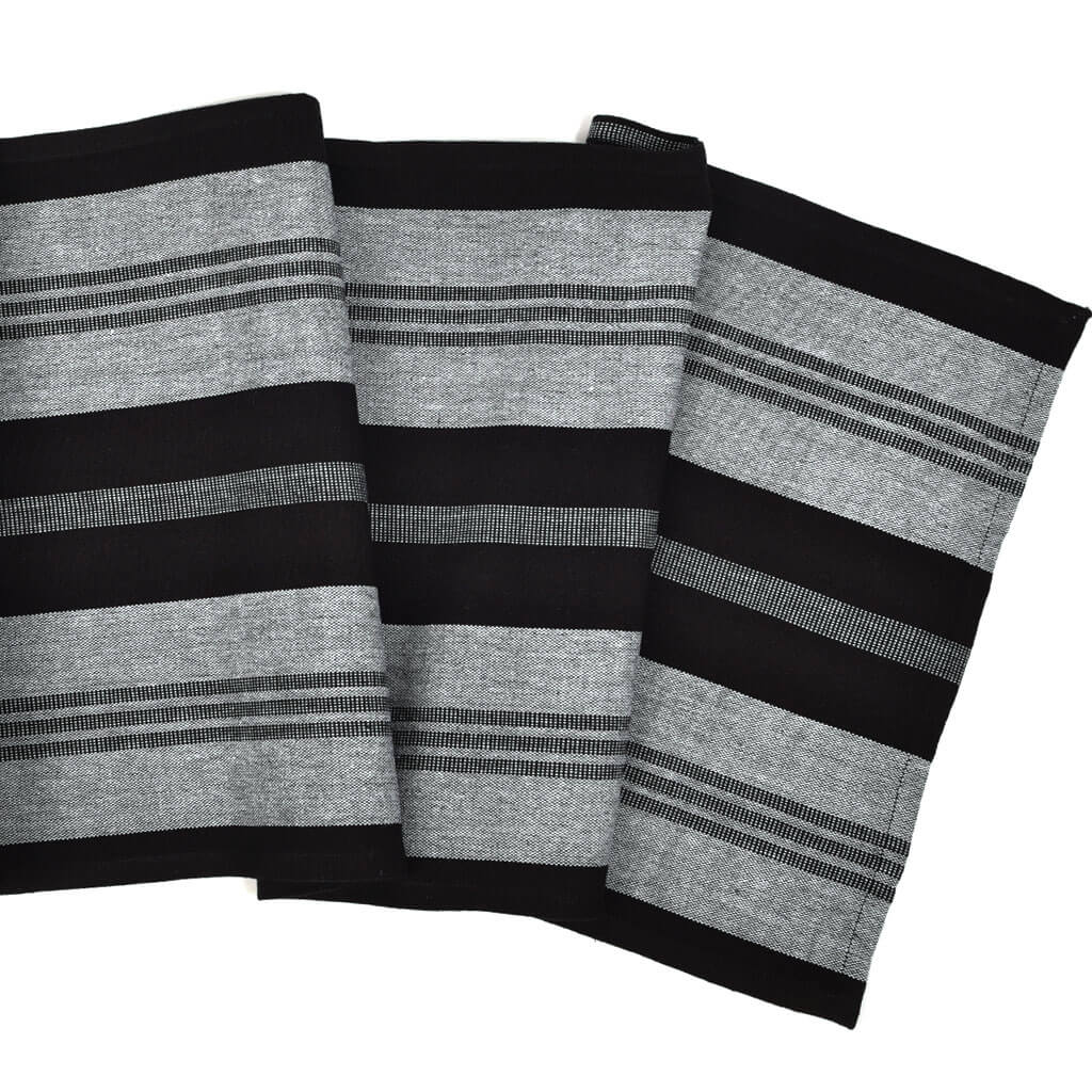 Hand Woven Striped Table Runner