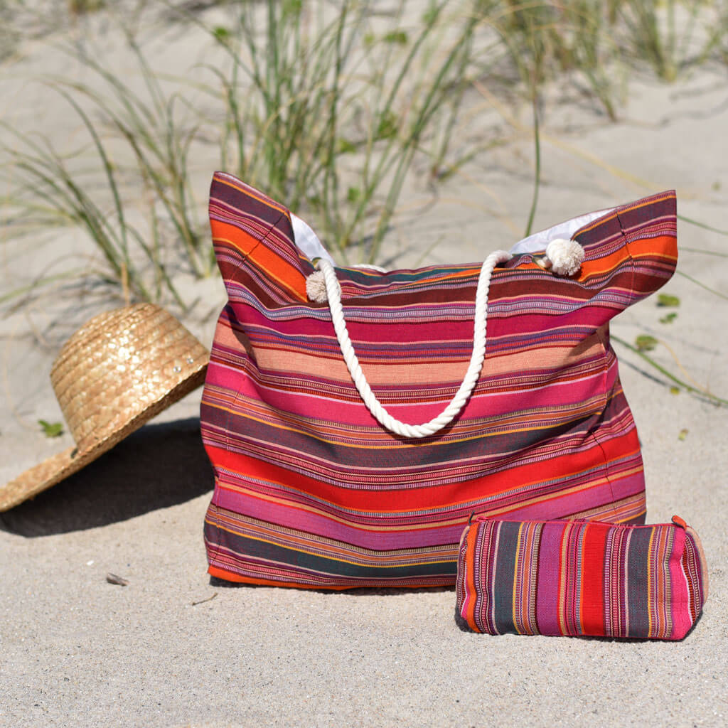 Hand Woven Beach Tote Bag